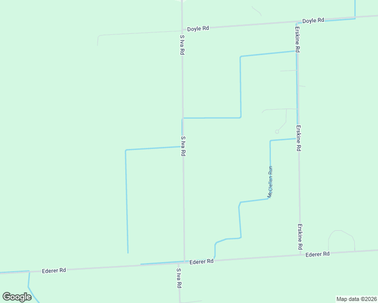 map of restaurants, bars, coffee shops, grocery stores, and more near 1519 South Iva Road in Hemlock