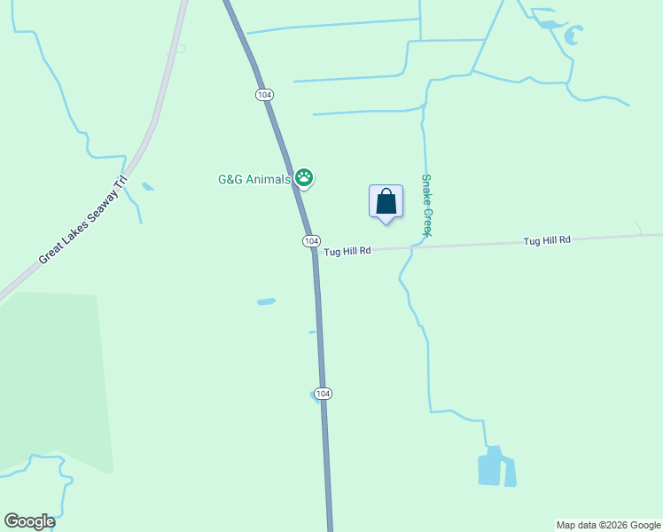 map of restaurants, bars, coffee shops, grocery stores, and more near 363 Tug Hill Road in Oswego