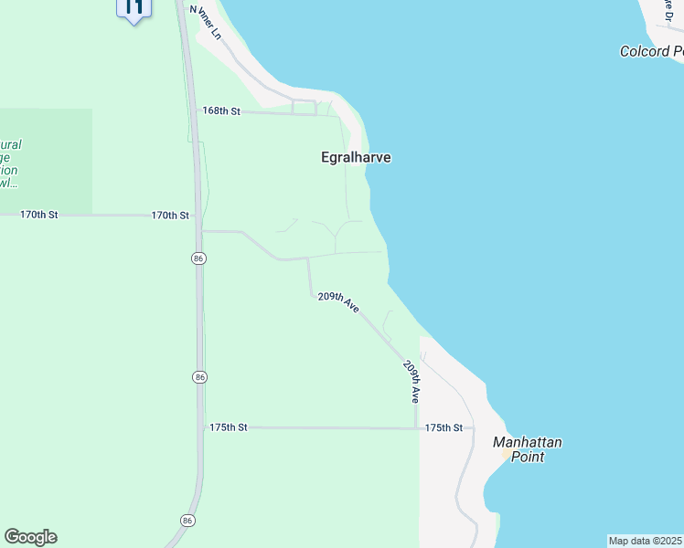 map of restaurants, bars, coffee shops, grocery stores, and more near 17200-17204 209th Ave in Spirit Lake