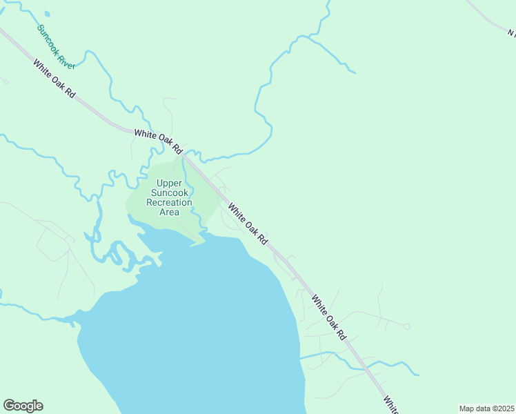 map of restaurants, bars, coffee shops, grocery stores, and more near 419 White Oak Road in Barnstead