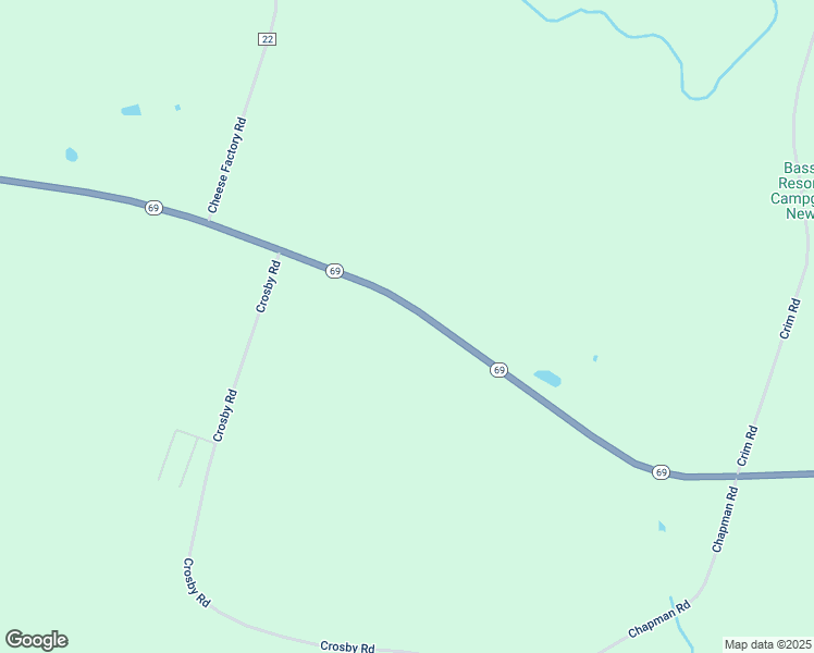 map of restaurants, bars, coffee shops, grocery stores, and more near 2216 New York 69 in Parish