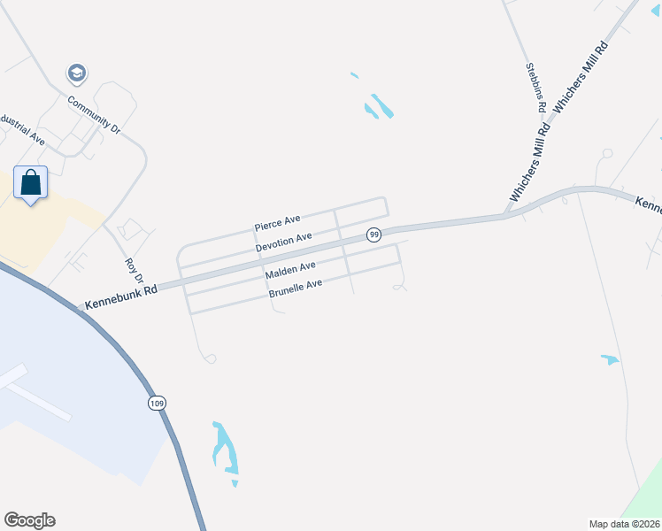 map of restaurants, bars, coffee shops, grocery stores, and more near 32 Malden Avenue in Sanford
