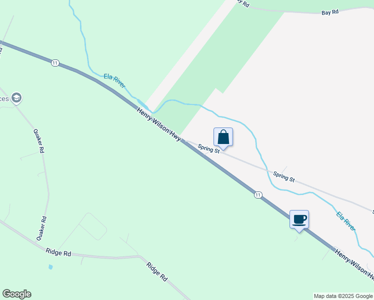 map of restaurants, bars, coffee shops, grocery stores, and more near 1238 Henry Wilson Highway in Farmington