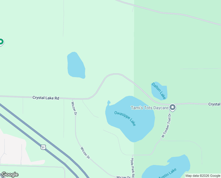 map of restaurants, bars, coffee shops, grocery stores, and more near 1150 West Crystal Lake Road in Whitehall