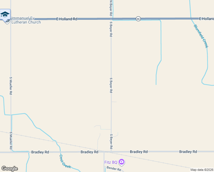 map of restaurants, bars, coffee shops, grocery stores, and more near 1534 South Beyer Road in Saginaw