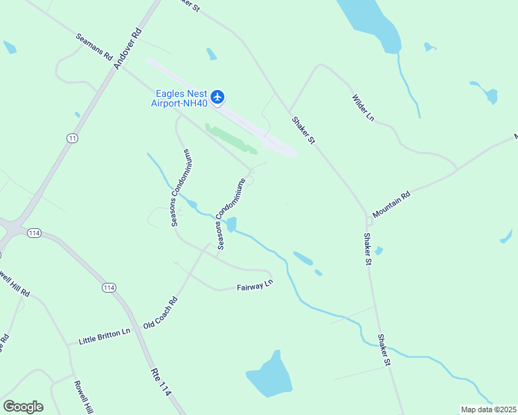 map of restaurants, bars, coffee shops, grocery stores, and more near 3 The Seasons in New London