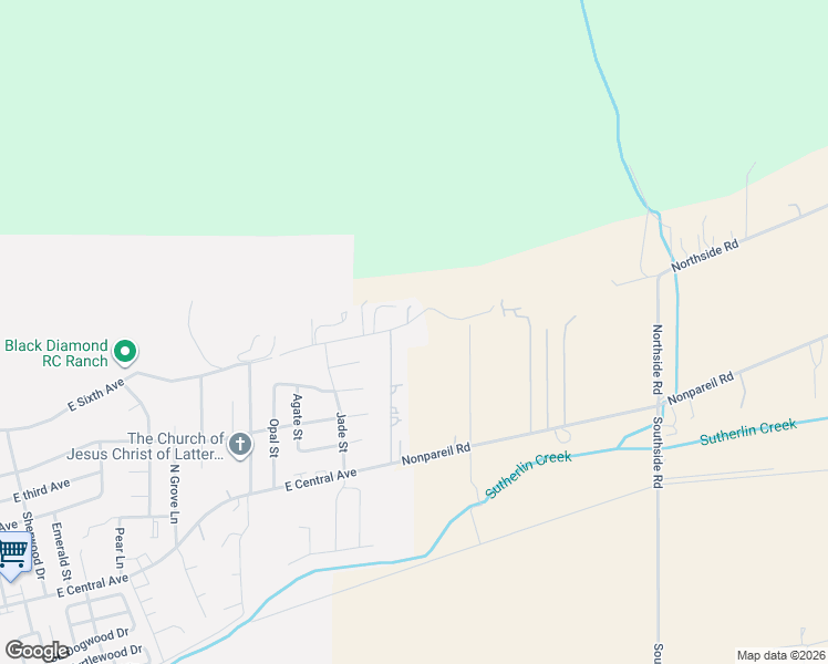 map of restaurants, bars, coffee shops, grocery stores, and more near 1971 East Sixth Avenue in Sutherlin