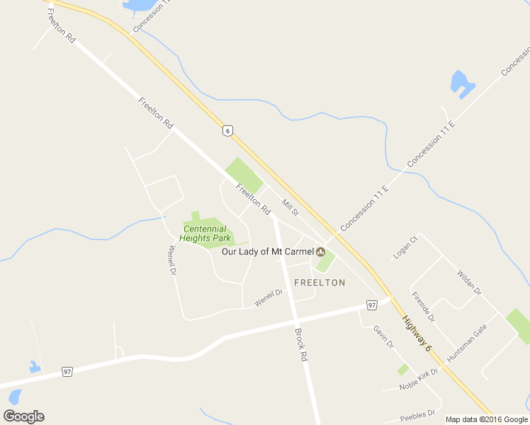 map of restaurants, bars, coffee shops, grocery stores, and more near 143 Freelton Road in Hamilton