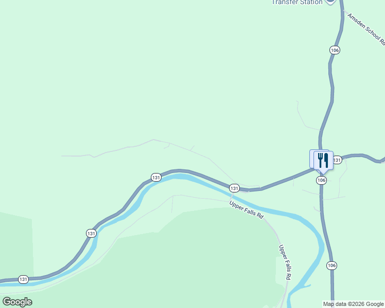 map of restaurants, bars, coffee shops, grocery stores, and more near 355 Grout Road in Weathersfield