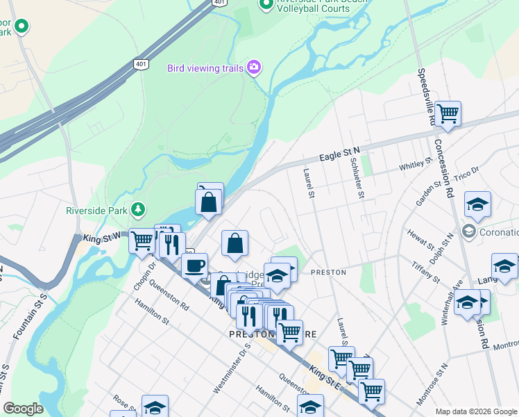 map of restaurants, bars, coffee shops, grocery stores, and more near 535 Margaret Street in Cambridge