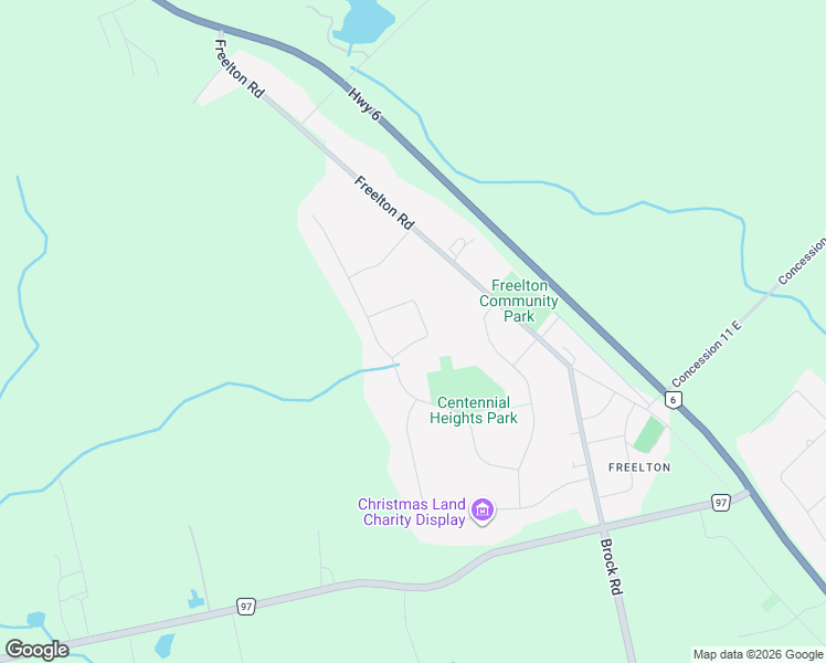 map of restaurants, bars, coffee shops, grocery stores, and more near 6 Maryheather Crescent in Hamilton