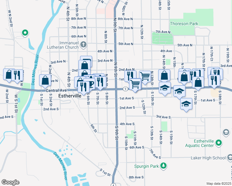Estherville IA Walk Score