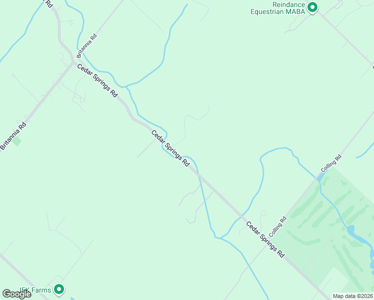 map of restaurants, bars, coffee shops, grocery stores, and more near 5563 Cedar Springs Road in Burlington