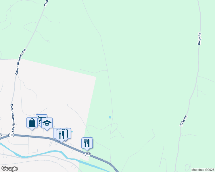 map of restaurants, bars, coffee shops, grocery stores, and more near 315 Preedom Hill Road South in Ludlow