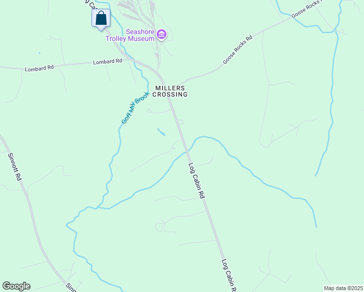 map of restaurants, bars, coffee shops, grocery stores, and more near 164 Log Cabin Road in Arundel