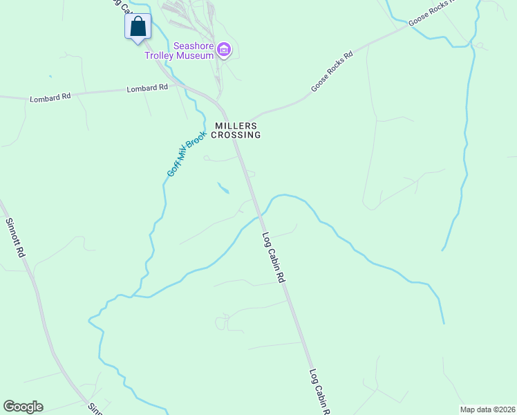 map of restaurants, bars, coffee shops, grocery stores, and more near 164 Log Cabin Road in Arundel