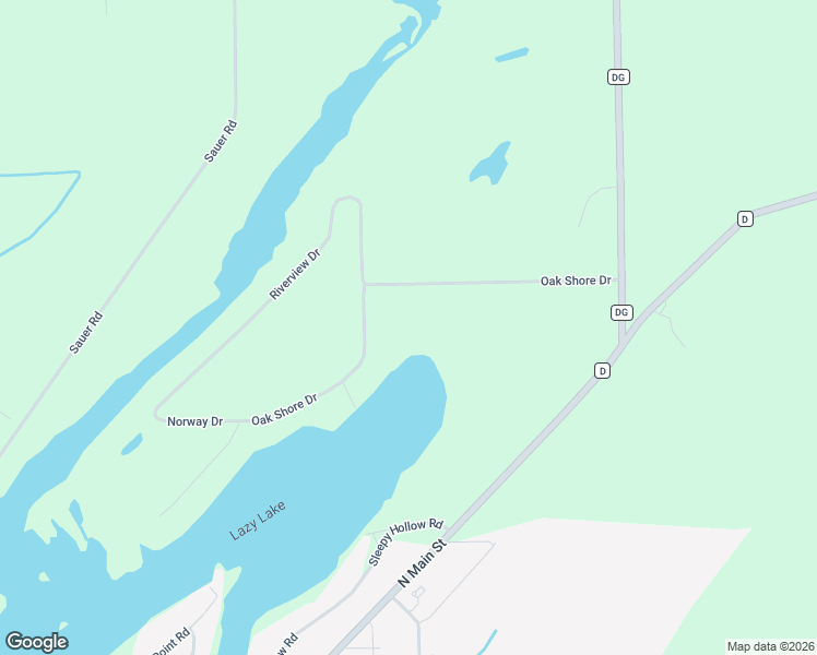 map of restaurants, bars, coffee shops, grocery stores, and more near W565 Oak Shore Dr in Fall River