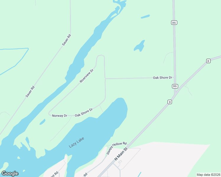 map of restaurants, bars, coffee shops, grocery stores, and more near W565 Oak Shore Drive in Fall River