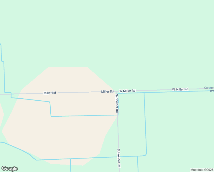 map of restaurants, bars, coffee shops, grocery stores, and more near 4033 Miller Road in Marlette