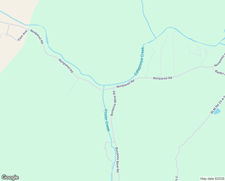 map of restaurants, bars, coffee shops, grocery stores, and more near 119 Bonanza Mine Road in Sutherlin