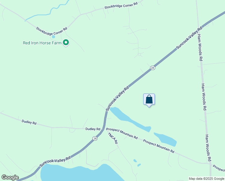 map of restaurants, bars, coffee shops, grocery stores, and more near 874 Suncook Valley Road in Alton