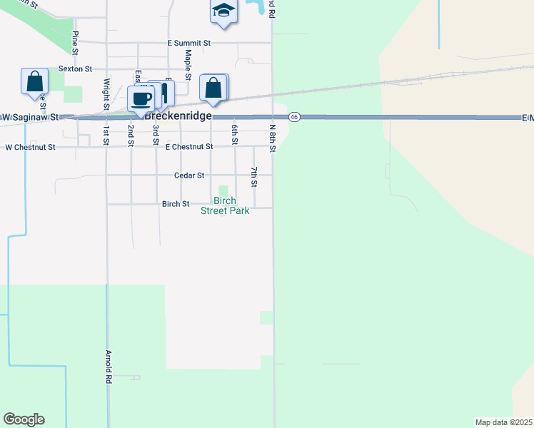 map of restaurants, bars, coffee shops, grocery stores, and more near 400 North 8th Street in Breckenridge