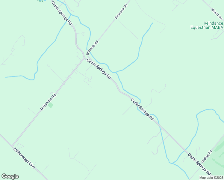 map of restaurants, bars, coffee shops, grocery stores, and more near 5734-5998 Cedar Springs Rd in Burlington