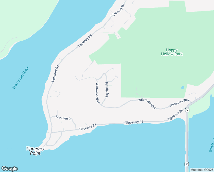 map of restaurants, bars, coffee shops, grocery stores, and more near 3610 Skyhigh Road in Poynette