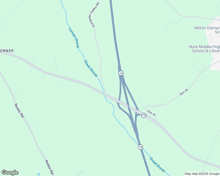 map of restaurants, bars, coffee shops, grocery stores, and more near 27 Evergreen Valley Road in Milton