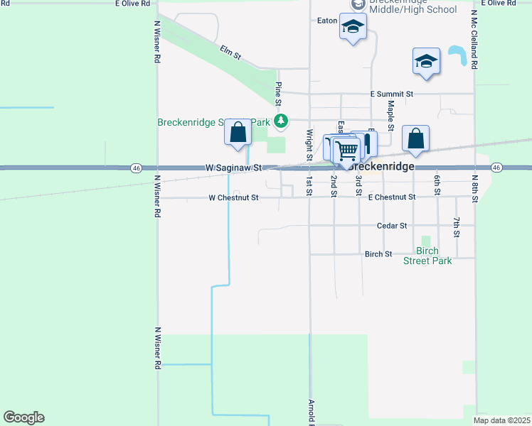 map of restaurants, bars, coffee shops, grocery stores, and more near 214 Cedar Court in Breckenridge