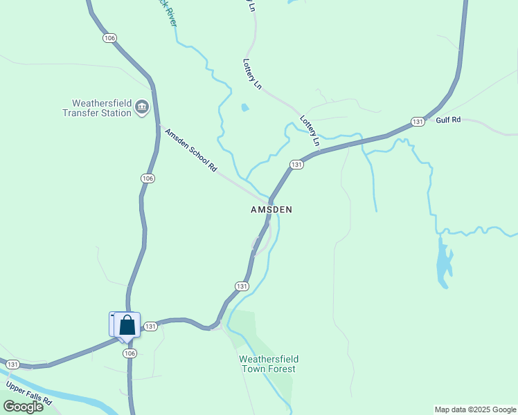 map of restaurants, bars, coffee shops, grocery stores, and more near 405 Amsden School Road in Weathersfield
