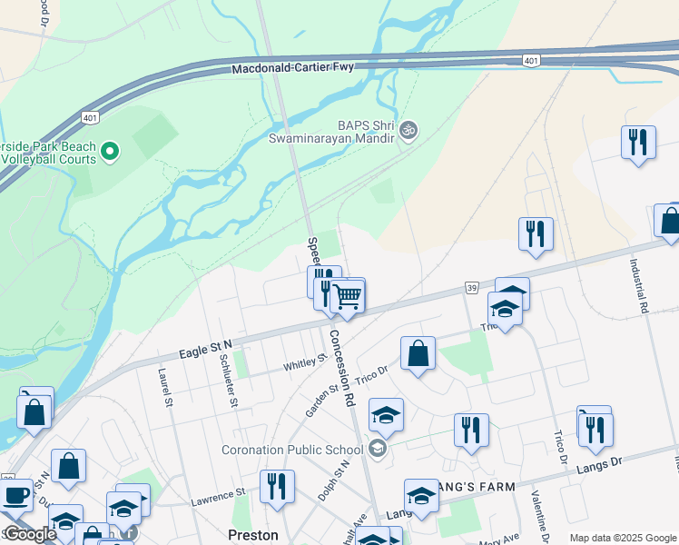 map of restaurants, bars, coffee shops, grocery stores, and more near 1460 Wildren Place in Cambridge