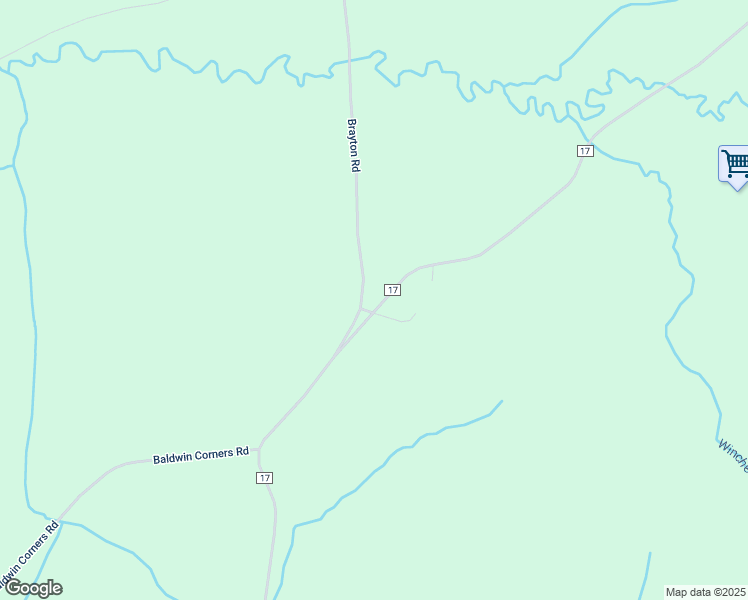 map of restaurants, bars, coffee shops, grocery stores, and more near 32 Brayton Road in Fort Ann