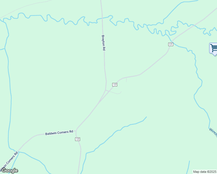 map of restaurants, bars, coffee shops, grocery stores, and more near 32 Brayton Road in Fort Ann