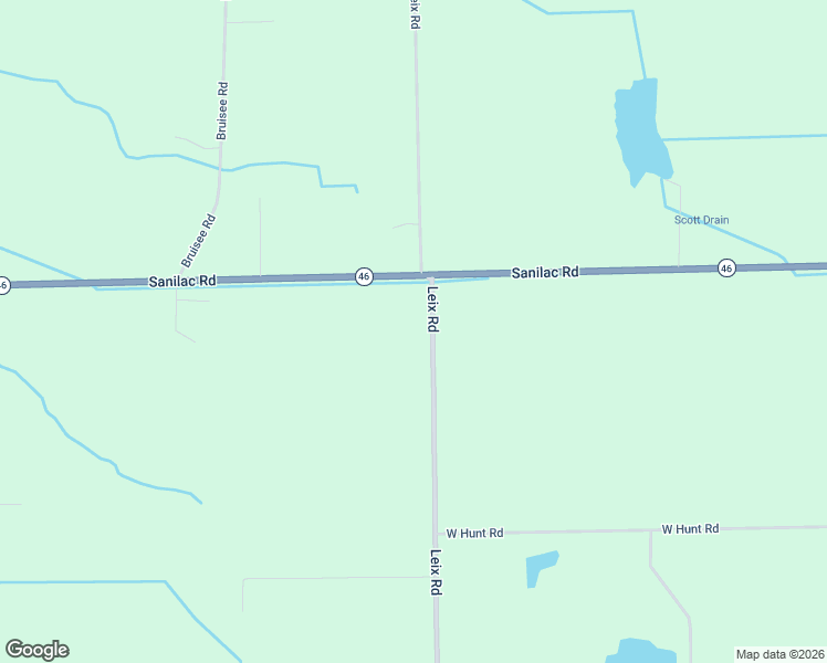 map of restaurants, bars, coffee shops, grocery stores, and more near 3508-3798 Leix Road in Caro
