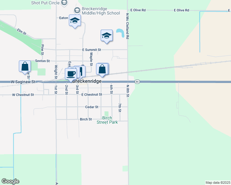 map of restaurants, bars, coffee shops, grocery stores, and more near 137 6th Street in Breckenridge