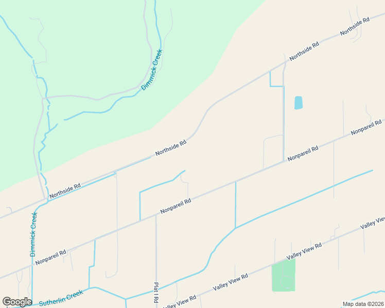 map of restaurants, bars, coffee shops, grocery stores, and more near 1555 Northside Road in Sutherlin