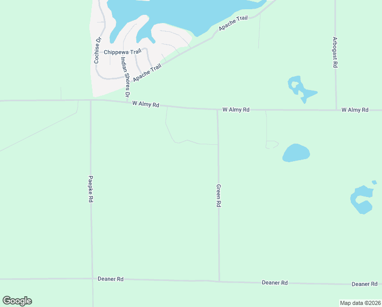 map of restaurants, bars, coffee shops, grocery stores, and more near 7819 Green Road in Howard City