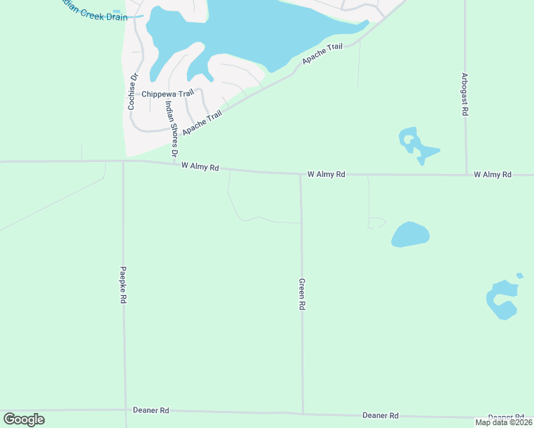 map of restaurants, bars, coffee shops, grocery stores, and more near 7819 Green Road in Howard City