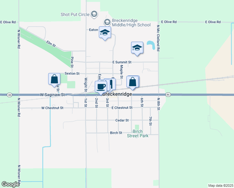 map of restaurants, bars, coffee shops, grocery stores, and more near in Breckenridge