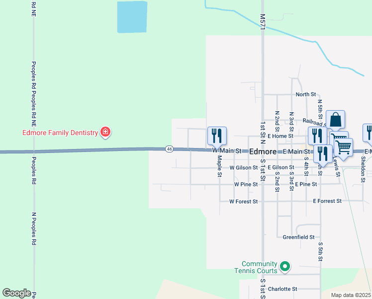 674 Howard CityEdmore Road, Edmore MI Walk Score