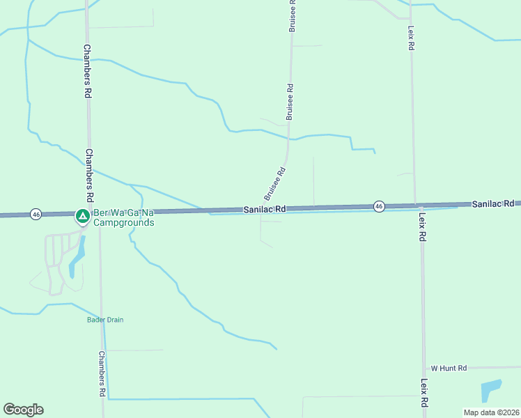 map of restaurants, bars, coffee shops, grocery stores, and more near 2200 Sanilac Road in Caro