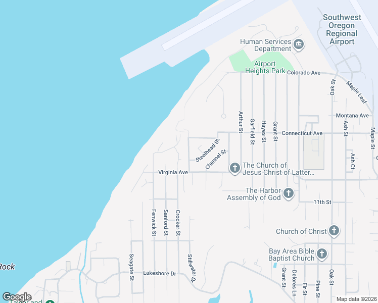 map of restaurants, bars, coffee shops, grocery stores, and more near Roosevelt Street in North Bend
