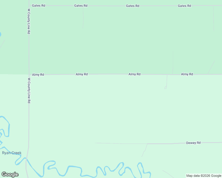 map of restaurants, bars, coffee shops, grocery stores, and more near 23453 Almy Road in Howard City