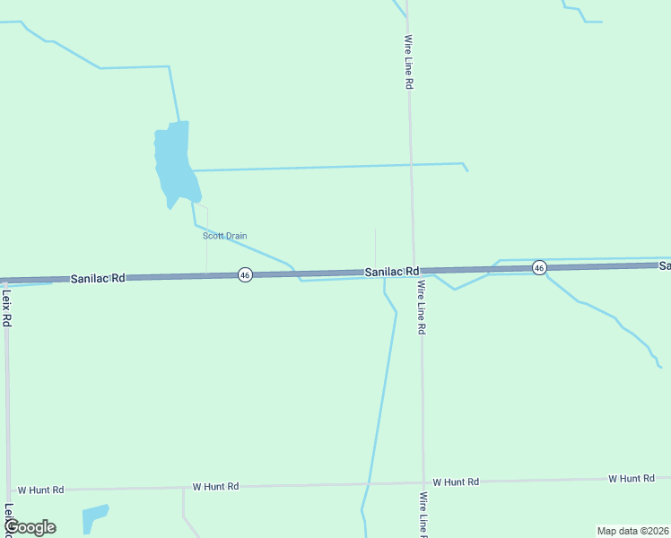 map of restaurants, bars, coffee shops, grocery stores, and more near 1590 Sanilac Road in Caro