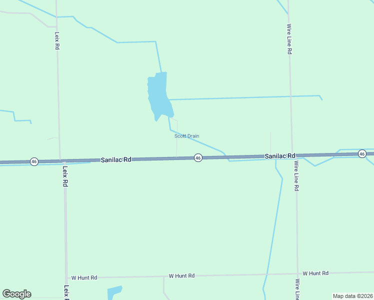 map of restaurants, bars, coffee shops, grocery stores, and more near 1590 Sanilac Road in Caro