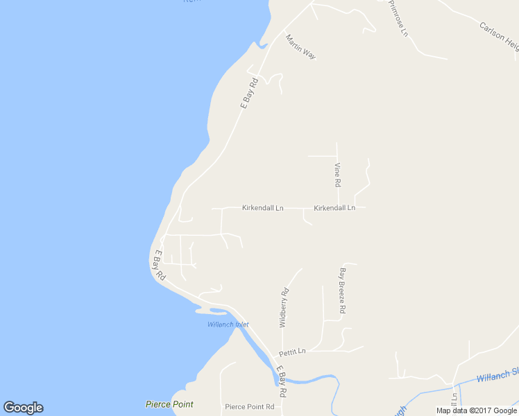 map of restaurants, bars, coffee shops, grocery stores, and more near Kirkendall Lane in North Bend