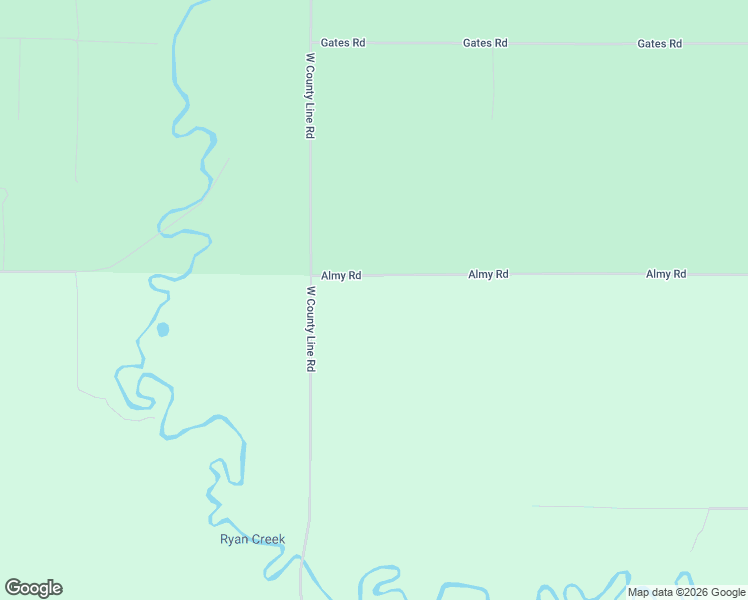 map of restaurants, bars, coffee shops, grocery stores, and more near 23861 Almy Road in Howard City
