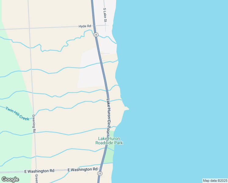 map of restaurants, bars, coffee shops, grocery stores, and more near 695 South Lakeshore Road in Port Sanilac