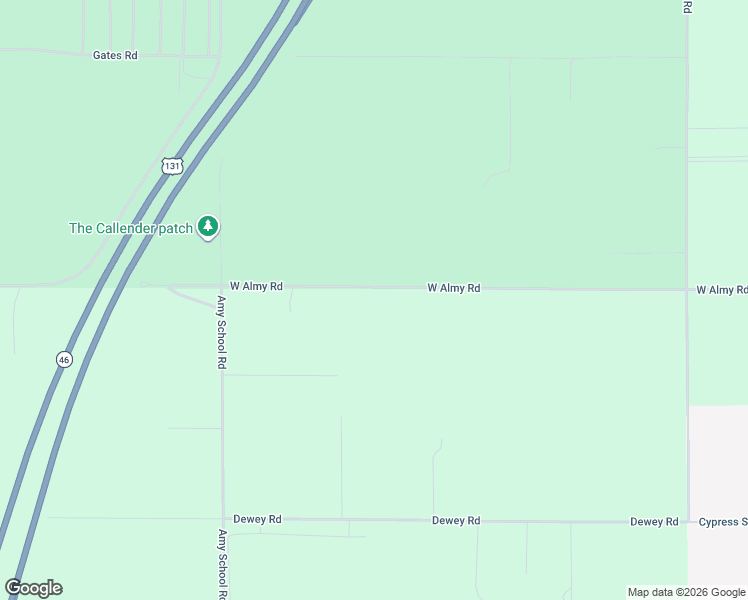 map of restaurants, bars, coffee shops, grocery stores, and more near 20601 West Almy Road in Howard City